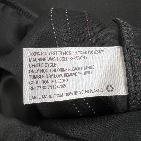 Wild Fable Women's Black and Red High-Rise Track Pants - Size Medium - NWT - Picture 3 of 7